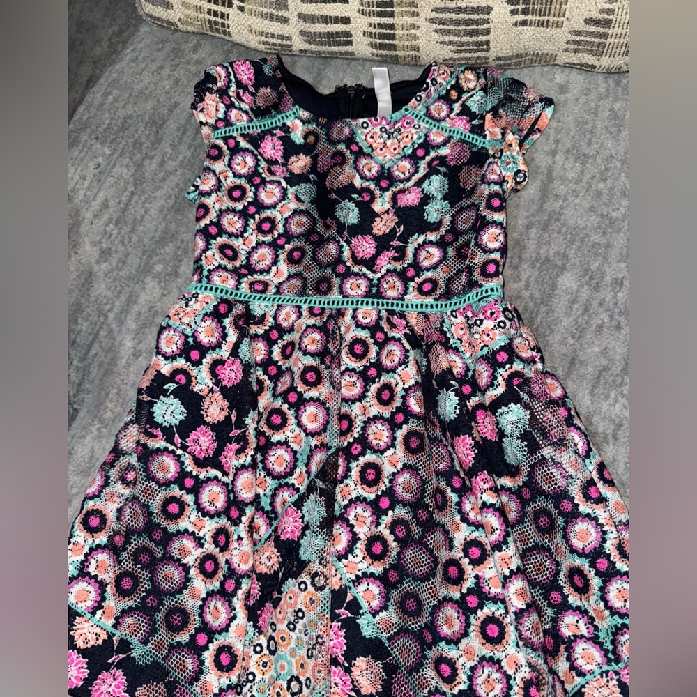 Xhilterarion Floral Kids Dress - Multicolor